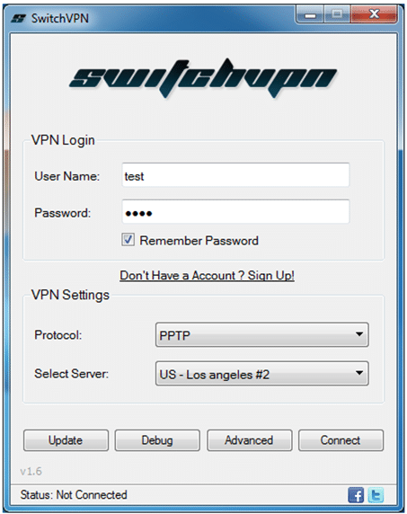 switchvpn windows client