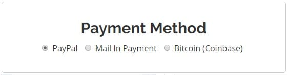 AceVPN Payment Methods