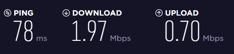 ibVPN speed test