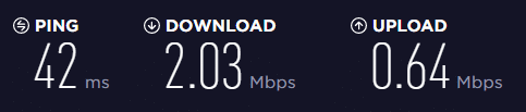 ibVPN speed test