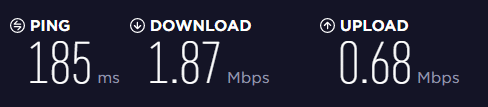 ibVPN speed test