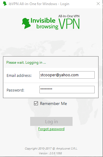 ibVPN login