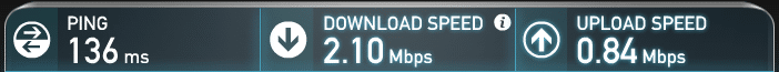 PureVPN speed