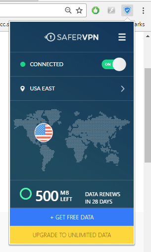 SaferVPN chrome