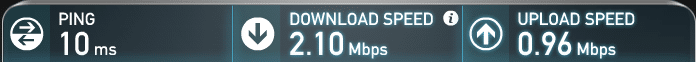 VPNArea speed