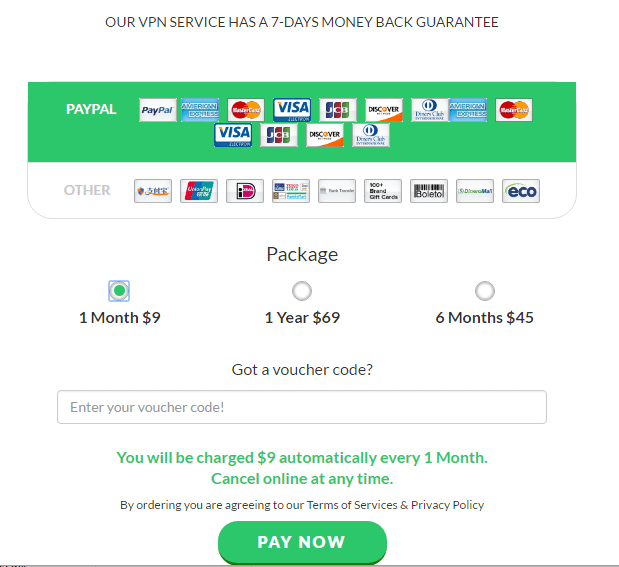 vpn.asia price