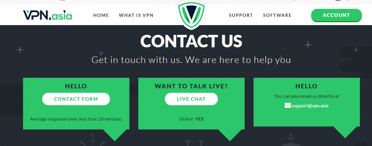 vpn.asia customer support