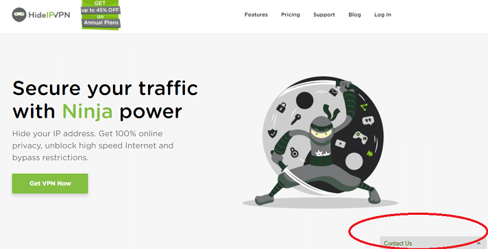 HideIPVPN contact access