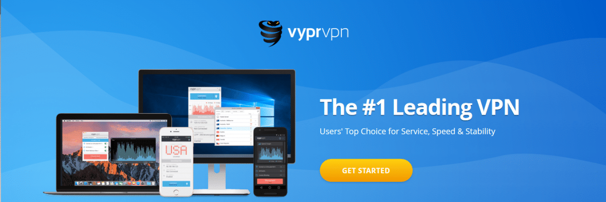 VyperVPN home page