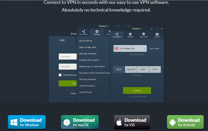 Cactus VPN Download