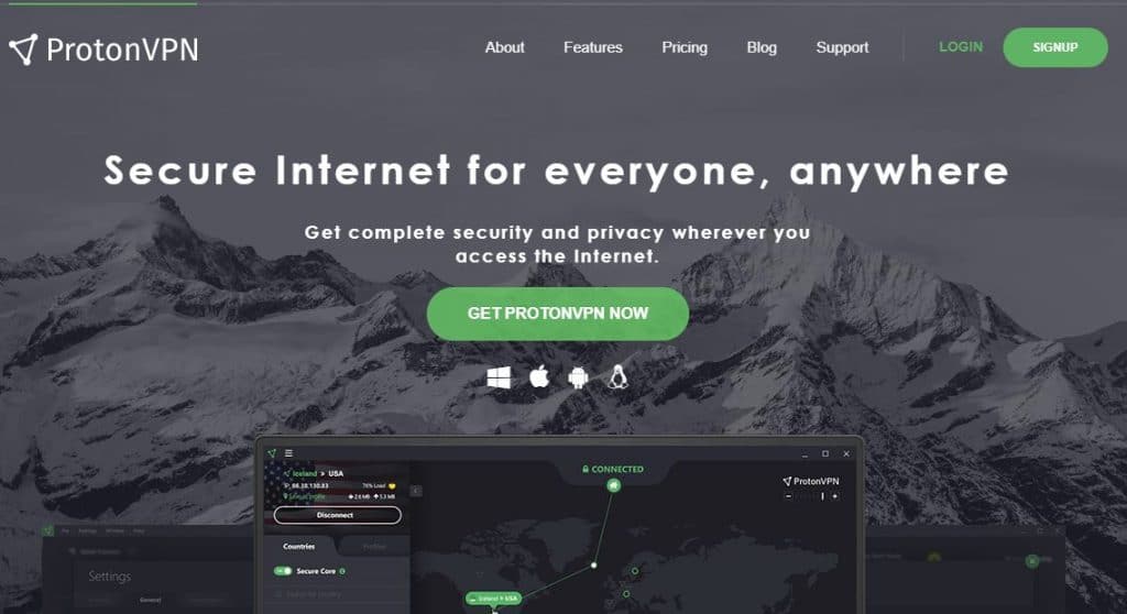 protonvpn free premium account